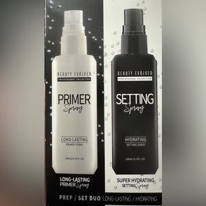 Primer and Setting Spray Duo - Black and White
